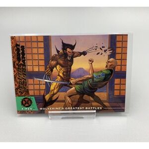 94 Fleer Ultra Marvel Wolverines Greatest Battles Wolverine VS Shingen‎